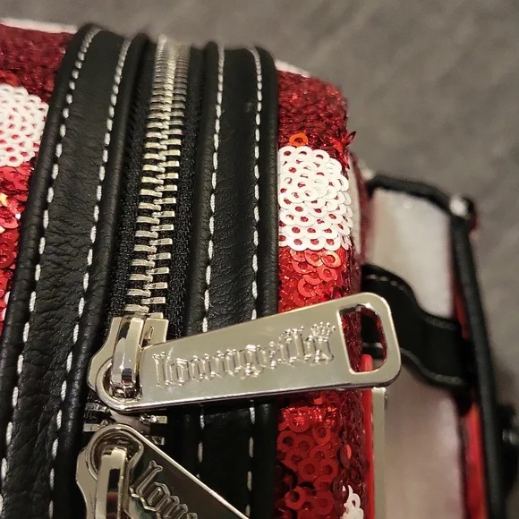 Loungefly Disney Parks Mini Mouse Sequin  Mini Backpack - Picture 10 of 10